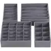 Image de 4 Boîtes de rangement pliable, Vert