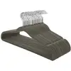 Image de Cintre en velours antiglisse, Gris