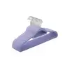 Image de 20 Cintres en velours pivotant antiglisse, Violet