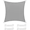 Image de Voile d'Ombrage 3 x 3 m, Gris Clair