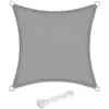Image de 5 x 5 m voile d'ombrage en HDPE, Anthracite