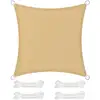 Image de Voile d'Ombrage 3 x 3 m, Jaune Sable