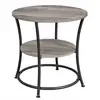 Image de Table d'appoint ronde industriel, Grège