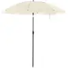 Image de Parasol de jardin protection solaire, Beige / Ø 2 m