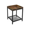 Image de Table d'appoint rebords industriel