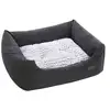 Image de Panier pour chien avec coussin rembourré, Noir