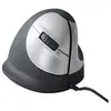 Image de R-Go Souris ergonomique HE Break - Souris - ergonomique - pour droitiers - 5 boutons - filaire - USB - noir / argent