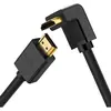Image de Câble HDMI 4K 60Hz Coudé 270 Degrés Cordon HDMI Ultra HD High Speed Supporte HDR, Ethernet 18Gbps, 3D, Arc