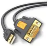 Image de Câble Série USB 2.0 vers RS232 DB9 Mâle à Mâle, plaqué or, 3m