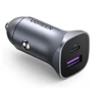 Image de - USB-A/USB-C 30W PPS Chargeur de voiture rapide gris (CD130)