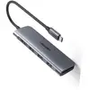Image de UGREEN Hub 4 ports USB-C vers 4xUSB 3.0 A/0.15m/Gris
