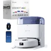 Image de ECOVACS DEEBOT Mini Aspirateur Robot, Aspiration 9 000 Pa, ZeroTangle 2.0, TrueMapping 2.0, séchage à 45  , vidage Auto, Lavage Intelligent en Profondeur, Nettoyage Auto en Un clic, Bleu en occasion ou reconditionné