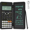 Image de NEWYES 991ES-MAX Calculatrice Scientifique Rechargeable, 417 Fonctions avec Bloc-Notes, étui Rigide Pliable, Affichage écrit sur 4 Lignes, Calculatrice avancée pour étudiants école en occasion ou reconditionné