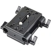 Image de Base Plate Montage Plate de Trépied avec 15mm Rail Clamp Pince de Rod 1798