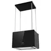 Image de Hotte îlot 48cm Wi-Fi & Tactile 700m3/h - Classe A+++ - 4 Vitesses Booster Recyclage LED Affichage Noir CD4850B