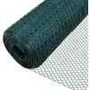 Image de VOUNOT® Grillage a Poule en PVC Gaine Vert 1x25m Maille 25mm Hexagonal Triple Torsion Clôture Résistant Poulailler Jardin Grillage pour Élevage Volaille, Clôtures résistant aux Intempérie Vert en occasion ou reconditionné