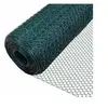 Image de Grillage a poule avec fils 25mm en pvc gaine vert 1x25m
