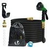 Image de Tuyau d'Arrosage Extensible 15m Renforce avec Accessoires noir