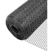 Image de Grillage a poule avec fils 13mm en PVC gaine gris 1x50M