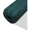 Image de Grillage a poule avec fils 13mm en PVC gaine vert 1x50M