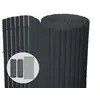 Image de Canisse PVC brise vue ultra renforce avec attaches de fixation 100x300cm gris