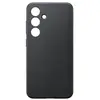 Image de Coque en cuir Vegan pour Galaxy S24 Noir