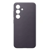 Image de Coque en cuir Vegan pour Galaxy S24 Violet foncé