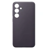 Image de Coque en cuir Végan pour Galaxy S24+ Violet Foncé