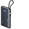 Image de Batterie Externe de Poche 10000mAh 2 ports USB-A / USB-C avec Câble USB-C Noir