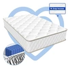 Image de Matelas 120x200 cm - Hauteur 22 cm / 10 Couches de Confort / Matelas 1 Place à Ressorts Ensachés H3 / 7 Zones de Soutien / Drap-Housse en Coton 100%