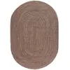 Image de Tapis de salon style jute beige 120x120 cm