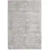 Image de Tapis moderne en soie argent 120x170 cm