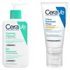 Image de CeraVe Routine Visage Peaux Grasses Gel Moussant 236ml & Crème Hydratante Visage SPF 30 52ml