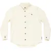 Image de Devold - Merino Overshirt - Chemise en laine mérinos homme Raw White - L