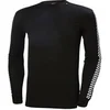 Image de T-shirt manches longues HH Lifa Stripe Crew Noir Taille M