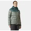 Image de Helly Hansen - Verglas Glacier Down Jacket - Doudoune femme Grey Cactus / Dark Creek - L