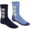 Image de Kari Traa - KT Socks 2-pack - Chaussettes femme Dark Navy Blue - 36 - 38