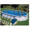 Image de Kit piscine acier blanc Gré Atlantis ovale 10,20 x 5,75 x 1,32 m + Bâche hiver
