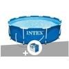 Image de Pack piscine tubulaire Metal Frame ronde 3,05 x 0,76 m + Bâche à bulles