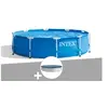 Image de Pack piscine tubulaire Metal Frame ronde 3,05 x 0,76 m + Bâche de protection