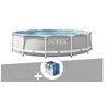 Image de Pack piscine tubulaire Prism Frame ronde 3,66 x 0,76 m + Bâche à bulles