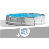 Image de Pack piscine tubulaire Prism Frame ronde 4,57 x 1,07 m + 6 cartouches de filtration