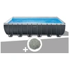 Image de Pack piscine tubulaire Ultra XTR Frame rectangulaire 7,32 x 3,66 x 1,32 m + 20 kg de zéolite