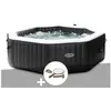 Image de Kit spa gonflable PureSpa Carbone octogonal Bulles et Jets 6 places + Kit d'entretien