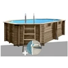 Image de Kit piscine bois Grénade 4,36 x 3,36 x 1,17 m + Douche