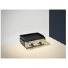 Image de Plancha Gaz Inox 2 brûleurs Plaque Lisse 10 mm 600 x 455 mm By