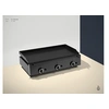 Image de Plancha Gaz Inox 3 brûleurs Plaque Lisse 10 mm 800 x 455 mm By
