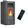 Image de Poêle à granulés air Anita 11,6 kW Noir