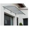 Image de Marquise transparente 91,5x205,5cm argent 701125