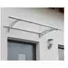 Image de Marquise transparente 91,5x150,5cm argent 701089